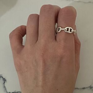Sterling silver mariner ring